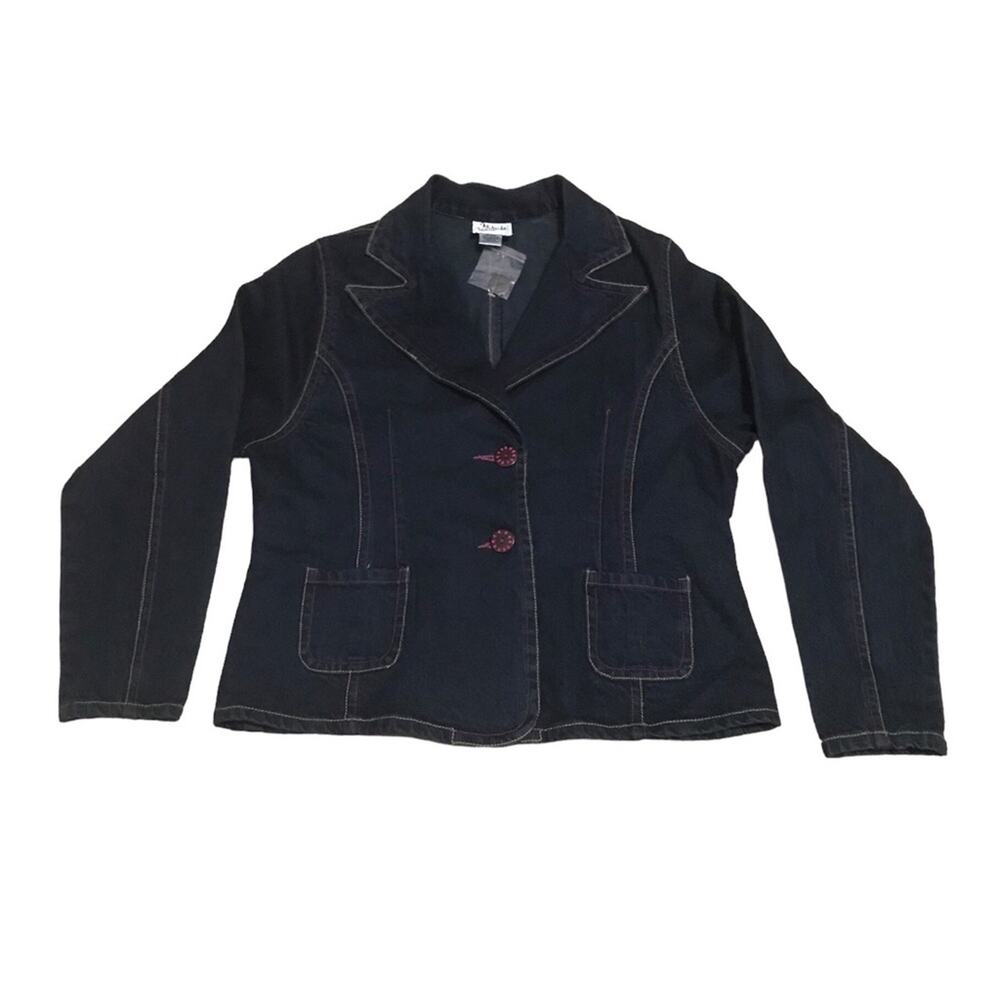 Midnight Velvet Jean/ Denim Jacket Size 10